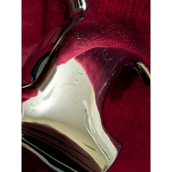 Ring Holder Silver Tone Puppy Dog Rhinestone Eyes Long Tail - Picture 4 of 4